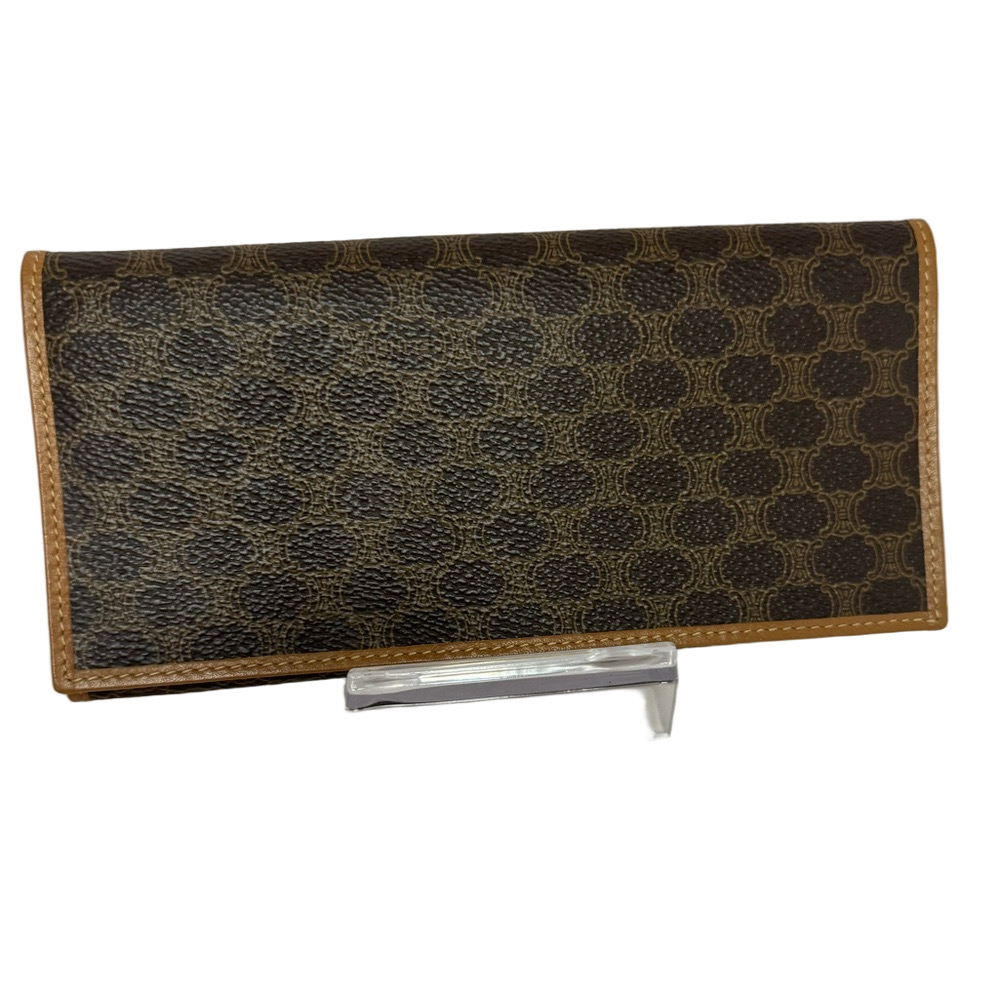 #401 Celine Paris Macadam Bifold Long Wallet